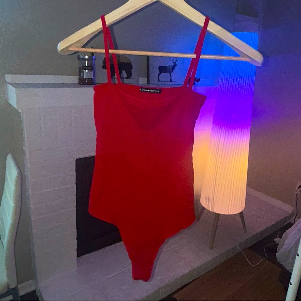 Brandy Melville red bodysuit